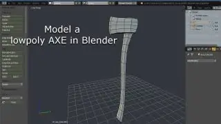 Model a Lowpoly Axe In Blender 2.6x