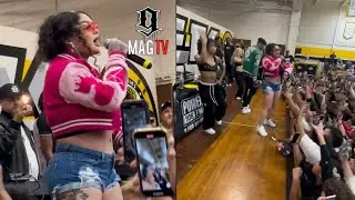 Blueface & Jaidyn Alexis Had High School Crowd Turnt Performing Barbie! 🎤