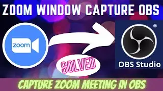 Zoom Not Working in OBS .Zoom Meeting Live Stream On YouTube Using OBS Studio  Hindi Tutorial 