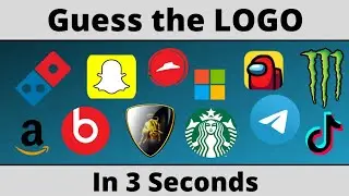 Can you GUESS the LOGO ? (Part 2) | Famous Logos | Logo Quiz