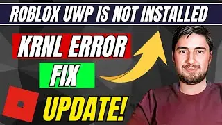 Roblox UWP is not installed KRNL (FIX)