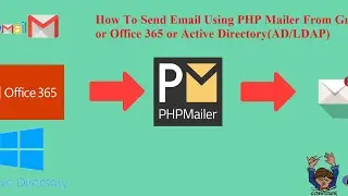 How To Send Email Using PHP Mailer From Gmail or Office 365 or AD/LDAP| PHP SEND EMAIL| Step by Step