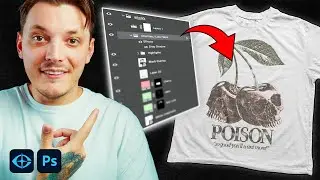 How To Design T-Shirts For Screen Printing | Photoshop Tutorial