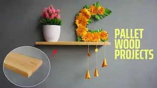 Floating Shelves From Pallets | Easy DIY Floating Shelves | How To Build A Simple Wall Shelf