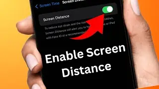 How to enable screen distance on iPhone 2024 |How to turn on screen distance without passcode 2024 !