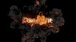 Blasting Fire Logo Reveal After Effects Template