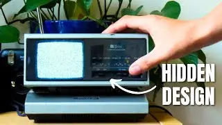 Does This '80s TV Still Work? Hacking a Tiny CRT with a Unique Design!