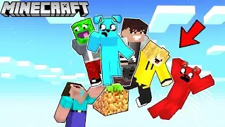 JEDEN BLOK Z YOUTUBERAMI w Minecraft