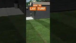 How to lay turf to refresh your lawn 🧑🏼‍🌾🌱🏡 #DIYtips #Howto #BandQ