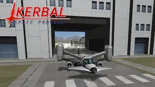 Вертикальный взлёт и высший пилотаж под музыку KSP - Проект Стрекоза!