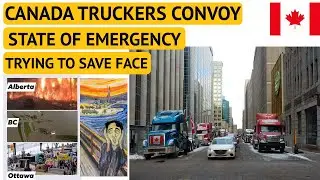 Canada Freedom Convoy 2022 | STATE OF EMERGENCY DECLARED! | Free Food | Hockey | Singing | Dancing