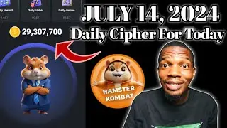 Hamster Kombat Daily Cipher July 14, 2024 Hamster Kombat Cipher Today || Daily Cipher Hamster Kombat