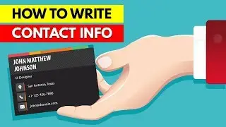 How To Write Contact Information For Your Resume & Get Noticed