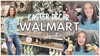 NEW WALMART EASTER DECOR SHOP WITH ME + HAUL | SPRING & EASTER DECORATING IDEAS