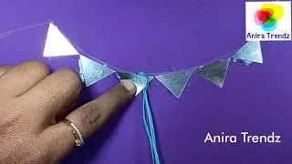 Mirror Embroidery Normal Needle work - stitched blouse hand embroidery tutorial