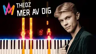 Mer av dig - THEOZ | Piano Tutorial - Mello 2023