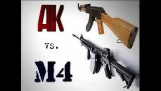 Автомат Алашникова 74 VS COLT M4