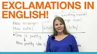 Exclamations in English!!!