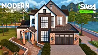 Modern Family Home | Sims 4 Speed Build + Home Chef Hustle [NO CC]