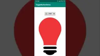 How to Create Toggle Button in Android Studio | ToggleButton | Android Coding