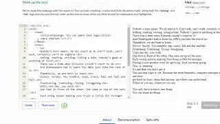 HTML: Text Emphasis