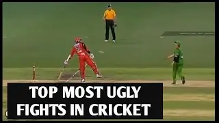 Top 10 Most Ugly Fights in Cricket History of all Times |worst Fight In Cricket Fight |fightscricket