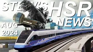 Stew's U.S. High Speed Rail News August 2024 | Brightline West, CAHSR, DFW HST, Acela/NEC And More!