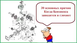 Бензокоса заводится и глохнет основные Причины
