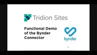 Tridion Sites and Bynder Connector Demo