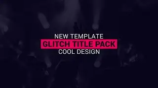 Event Glitch Titles Premiere Pro Templates