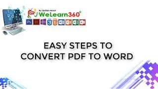Easy Steps to Convert PDF to Word