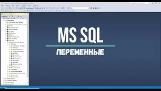 MS SQL - Как создавать и использовать Переменные!