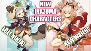 NEW INAZUMA CHARACTERS REVEALED!! | GENSHIN IMPACT CHARACTER TEASE