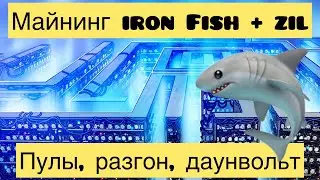 МАЙНИНГ IRON FISH + ZIL // РАЗГОН, ДАУНВОЛЬТ, ПУЛЫ HERO + K1 POOL. ПОДРОБНАЯ НАСТРОЙКА