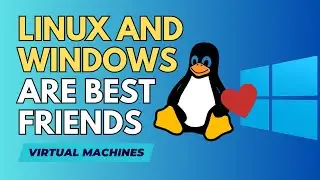 How WINDOWS 11 and LINUX work together with virtual machines. KVM/QEMU productivity