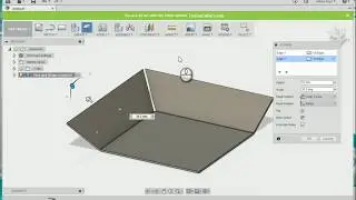 Face and flange creation fusion 360