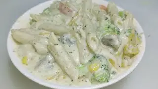 White Sauce Pasta | रेस्टोरेंट स्टाइल वाइट सॉस पास्ता | Pasta In White Cheese Sauce | Chef Ashok