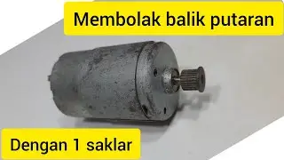 Cara membuat rangkaian saklar dinamo bolak balik