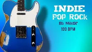 " Indie Pop Rock " Backing Track Bb Major 100 BPM