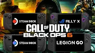 Call of Duty Black Ops 6 | OLED Vs LCD Vs ALLY X Vs Legion GO | Each Handheld Compared!