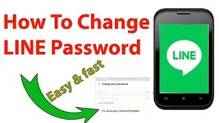 Line Messenger - How To Change Your Password || How To Change LINE Password