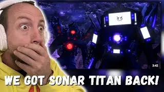 WE GOT SONAR TITAN BACK!!! the skibidi wars 104 (part 2) REACTION!!!