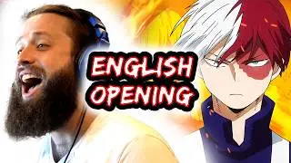 what if the new My Hero Academia opening was in english?