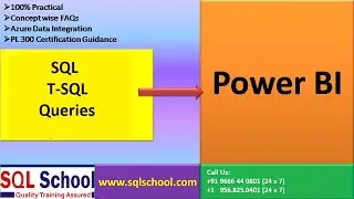 SQL School Training Courses | Job Oriented Training Courses | Online Trainings and Projects