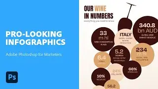 Create pro-looking infographics | Adobe Photoshop for Marketers