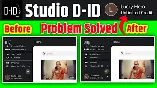 studio d id upgrade to generate video problem fix | studio d id ai free unlimited | 20 credit bypass