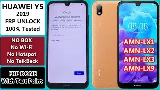 Huawei Y5 2019 FRP Bypass Google Account Unlock | Huawei AMN-LX2\AMN-LX1\AMN-LX3\AMN LX9/ FRP Unlock