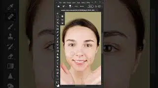 How To Remove Pimples/Spots in Photoshop #shorts