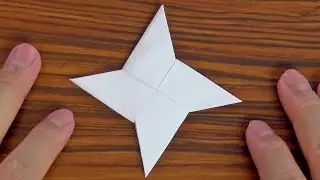 How to make a Origami Ninja Star (Paper Shuriken)