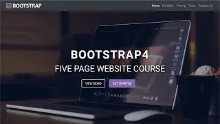 Create A 5 Page Website With PHP Includes, HTML5, CSS3 & Bootstrap 4